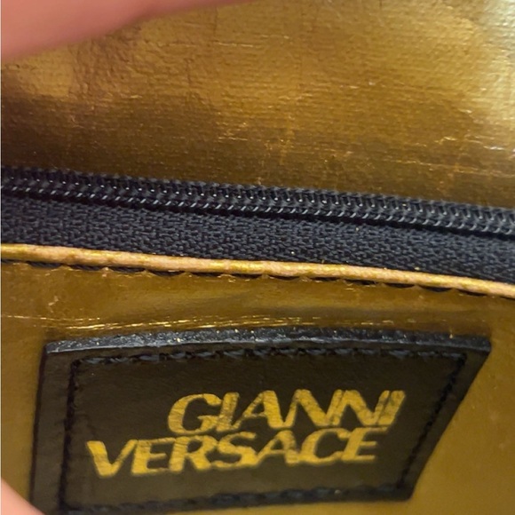 Versace Black and Gold Baroque Bag - Picture 10 of 12